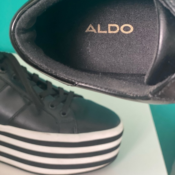 Aldo Platform shoes lace up Leather- Costume - Picture 2 of 5